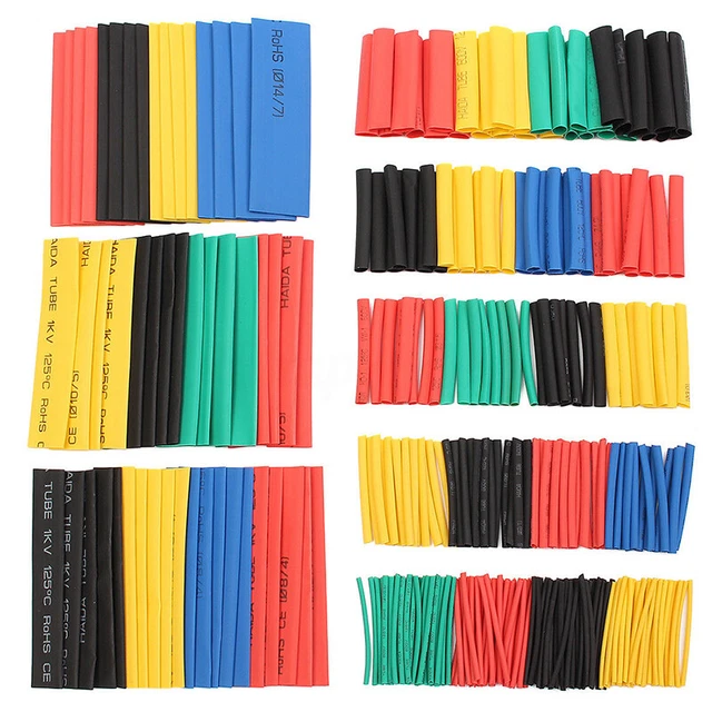 1X(328Pcs Auto Elektrokabel Schrumpfschlauch SchläUche Wrap Sleeve Sortiment N6C