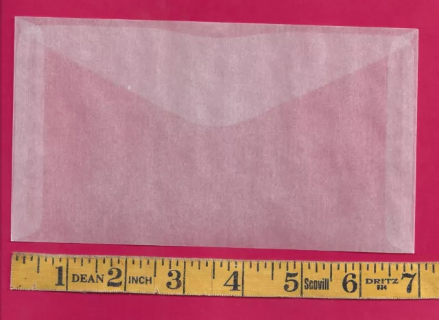 100#2 Glassine Envelopes Measuring 2 5/16 x 3 5/8