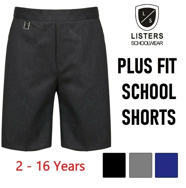 Grey elasticated school shorts cheap