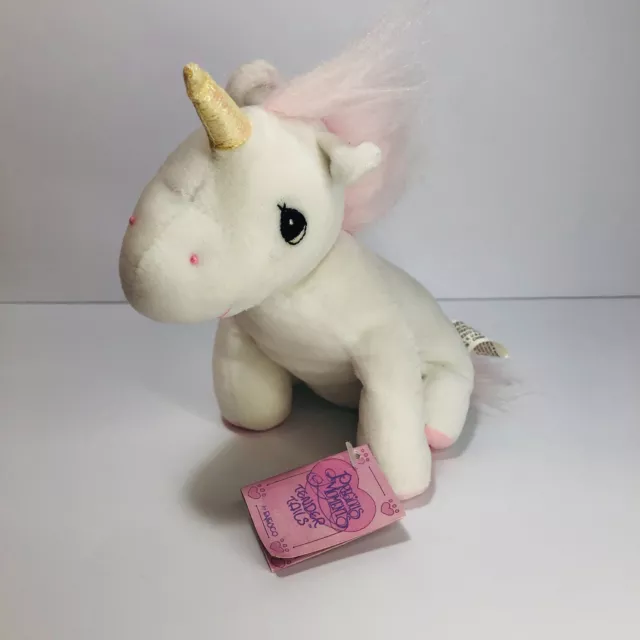 VTG 1998 PRECIOUS MOMENTS Tender Tails Unicorn Beanie Plush w/Tags by Enesco