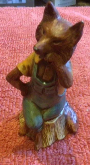 Byron’s Molds Fox Figure in Overalls