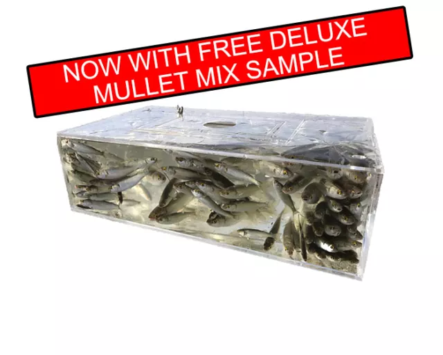 ORIGINAL REEL IT IN Deluxe Bait Mullet Trap. BEWARE OF THIN SIDED