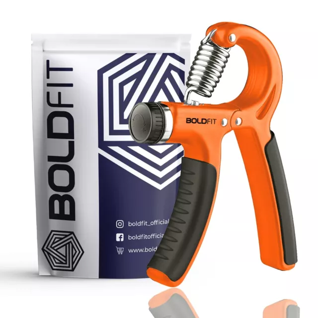 Boldfit Regolabile Hand Grip Tonico Per Mano Eserzio, Arancione Colore