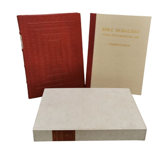 La Bible Moralisée – Fac-similé Codex 2554 – Club Du Livre, Enluminures, Coffret