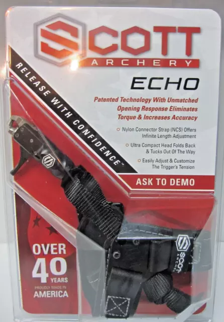New 2023 Scott Archery Echo NCS Release Buckle Strap Black