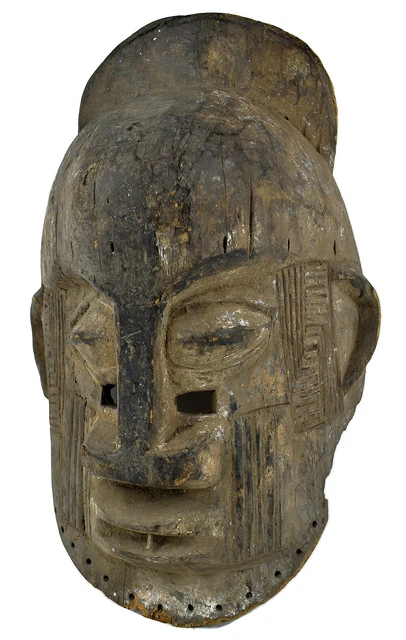 Ibibio Eket Helmet Mask Cross River Nigeria African Art