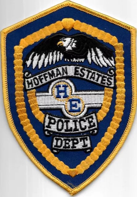 HOFFMAN ESTATES Illinois Police Patch "deutsche Herkunft " USA Polizei Abzeichen