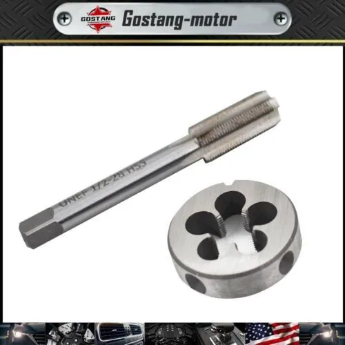 1/2"-28 Gunsmithing Tap and Die Set (1/2"x28) 22LR 223 5.56 9mm New