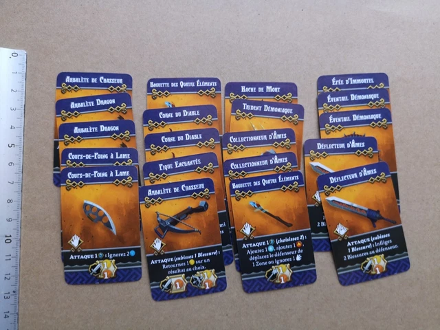 Carte De Mise à Jour Française Pour Massive Darkness 2 - Permet D'utiliser Vos Figurines MD1