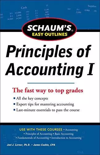 SCHAUMS EASY OUTLINE OF PRINCIPLES OF ACCOUNTING by Joel Lerner (Paperback 2012)