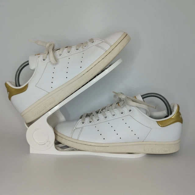 ORIGINAL ADIDAS STAN Smith White Rose Gold Metallic Women s Girls