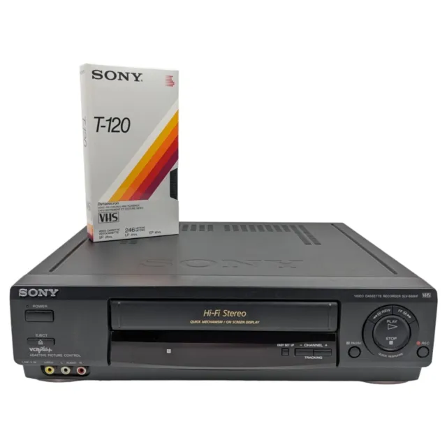 Sony SLV-688HF Hi-Fi Stereo 4-Head VHS Player Recorder no remote Tested Working