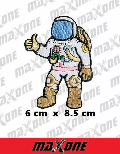 Space Suit NASA Patch Iron / Sew On Embroidered Spaceman Astronaut T Shirt Badge