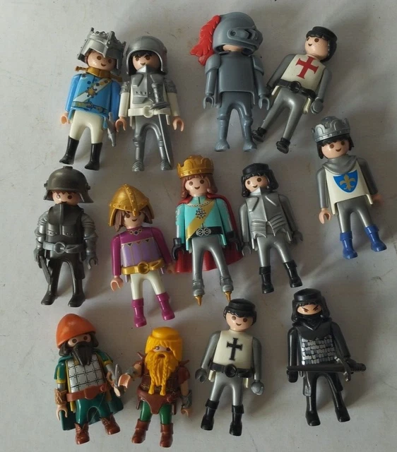Armée PLAYMOBIL Chevaliers Du Lion, 15 Figurines Avec Armures Et Armes