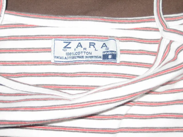 T-shirt Débardeur Haut Zara fille 3