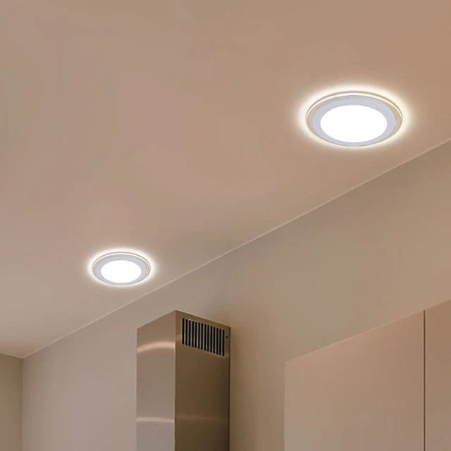 3 Spots Encastrés LED RGBW Pour Salle De Bain - IP44 - Télécommande - Dimmable - Ø70mm - Blanc