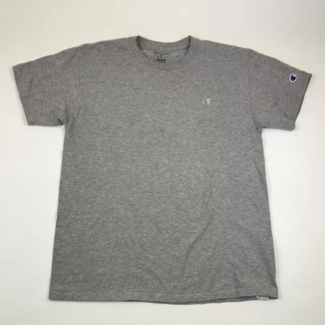 Champion Maglia Grigio Medio Maglietta Manica Corta Adulto Palestra Fitness Uomo