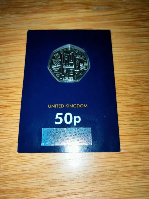 2020 Team GB 50p Uncirculated Tokyo Olympics Coin  Carded Mint Condition