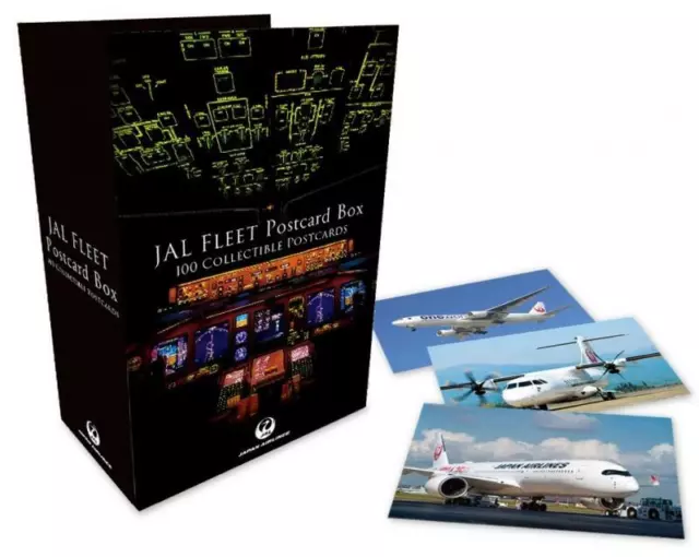 JAPAN Airlines JAL Fleet Postcard Box 100 sheets Collectible issued 2