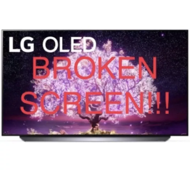 Lg Oled55C14Lb  55" Oled Tv Screen Damaged "Pick Up Only"