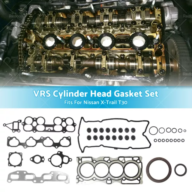 VRS Cylinder Head Gasket Set Fits For Nissan X-Trail T30 QR25DE 2.5L 01-07