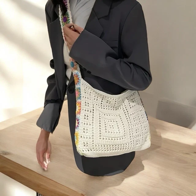 Sac Fourre-tout Tendance Pour Femme - Sac De Plage D'été Multicolore En Polyester - Neuf Sans étiquette