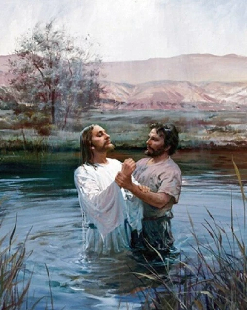 JOHN THE BAPTIST Jesus Christ Paint By Number Kit DIY Religion Painting