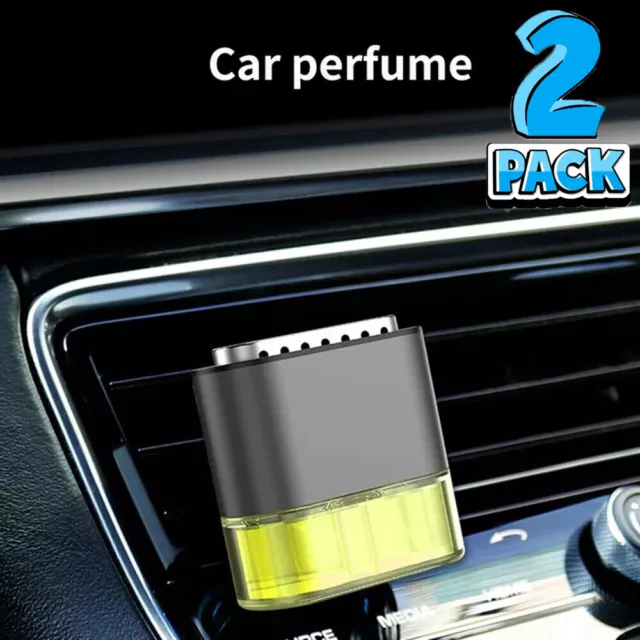 2 Pack Cologne Fragrance Aluminum Car Air Freshener For Men Modern Vent-Clip SUV