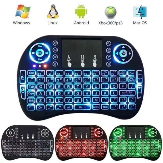 Mini Portable Wireless Keyboard Touchpad USB for Android Smart TV Box PC Laptop