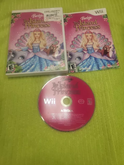 Barbie as the Island Princess (Nintendo Wii, 2007) With Manual Tested