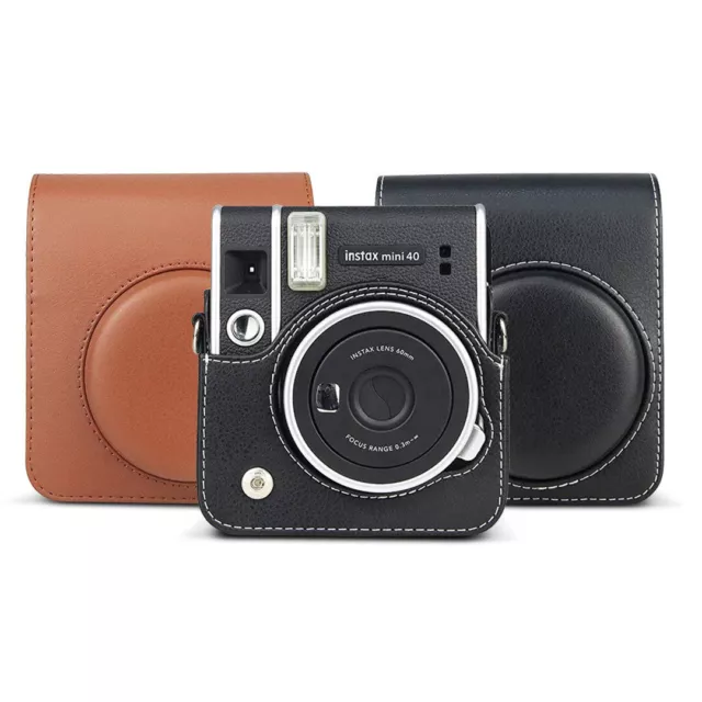 Case Cover PU Leather Shoulder Bag Fujifilm Instax Mini 40 Fuji Film Camera