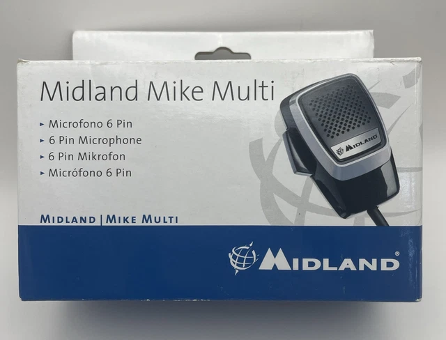 Microfono MIDLAND MIKE MULTI - Per CB Radio, Connettore A 6 Pin, Compatibile Con Serie Plus Multi E Excel - Foto 9