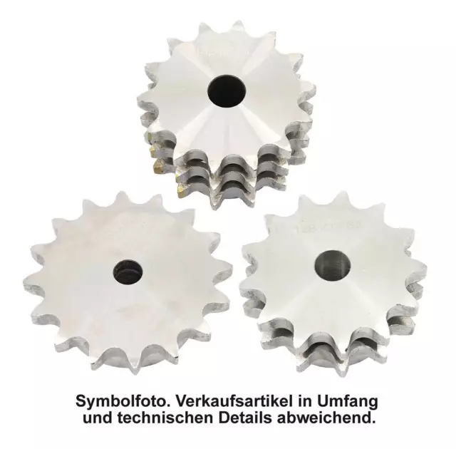 Kettenrad 12 B-1/12 B-2/12 B-3, 3/4" x 7/16", 8-95 Zähne, vorgebohrt