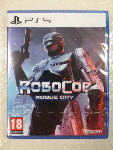 Robocop Rogue City Ps5 Uk New (Game In English/Fr/De/Es/It/Pt)