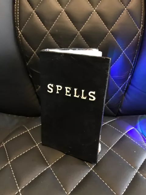 Vintage Halloween Decoration Spell Book Skeleton Flashing Eyes