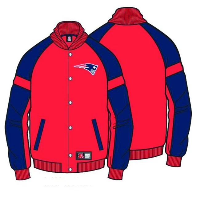 Felpa Majestic 4696 Jeiter Letterman Jacket  New England Patriots