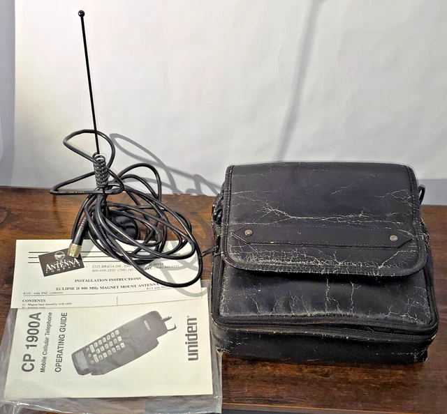 Vintage Mobile Bag phone Uniden Cp 1500 A