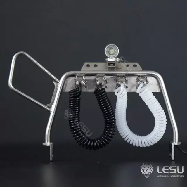LESU Metal Tube Rack Spotlight for 1/14 Scale Tamiye RC Tractor Truck Volvol