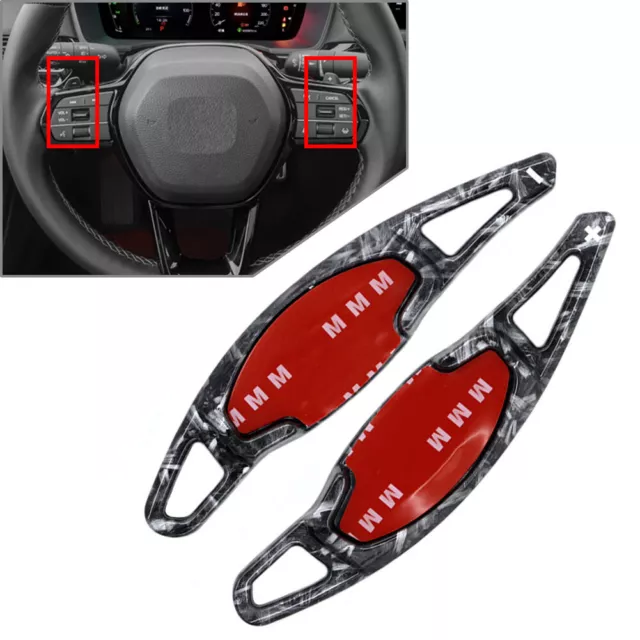 1 Pair ABS Steering Wheel Paddle Shifter Extension For Honda Civic 11th 2022+