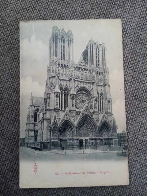 Cpa Reims La Cathédrale