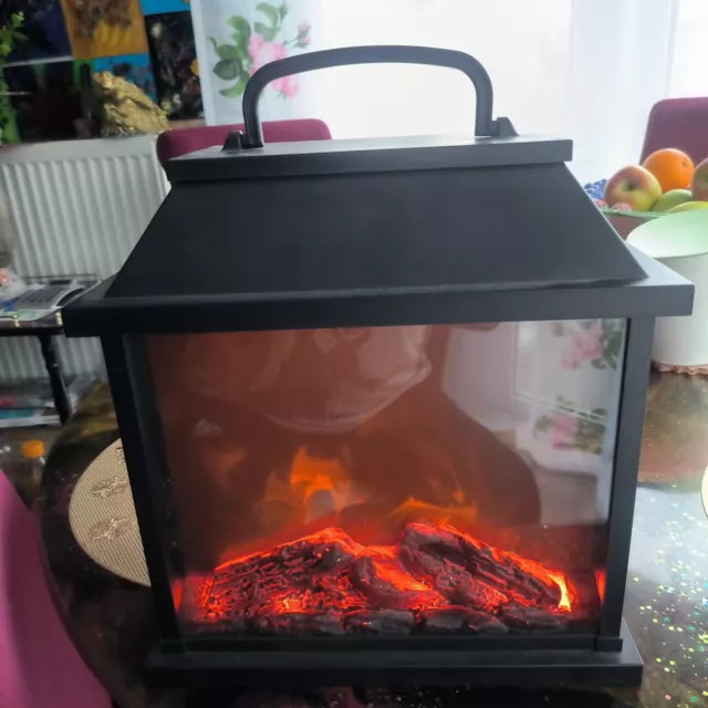 Tischkamin-Laterne mit Flammeneffek 🔥