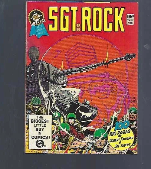 Dc  Special Blue Ribbon Digest 18 - Sgt Rock -   Vf 8.0     - Dc