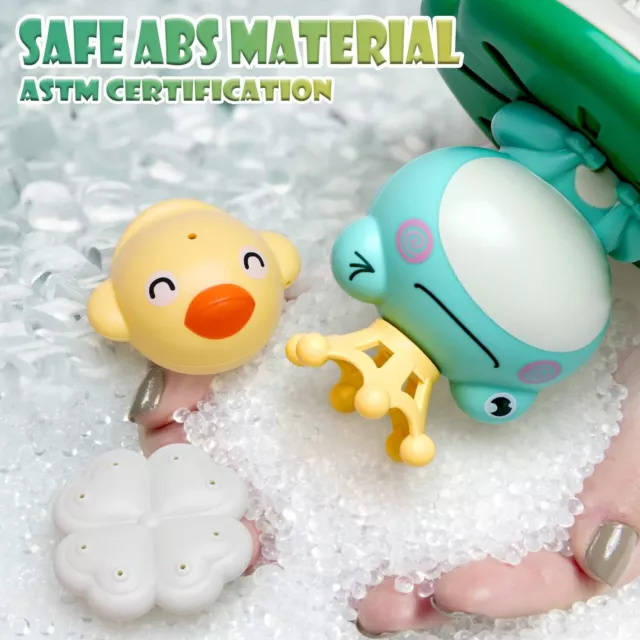 Baby Bath Toys for Kids 4 Modes Water Spray Sprinkler Bathtub Frog Toy US seller 3