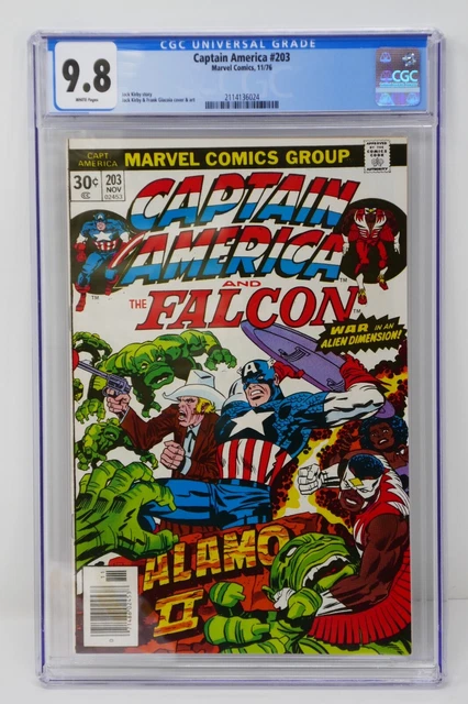 Marvel Comics 1976 Captain America and The Falcon #203 CGC 9.8 Near Mint/Mint