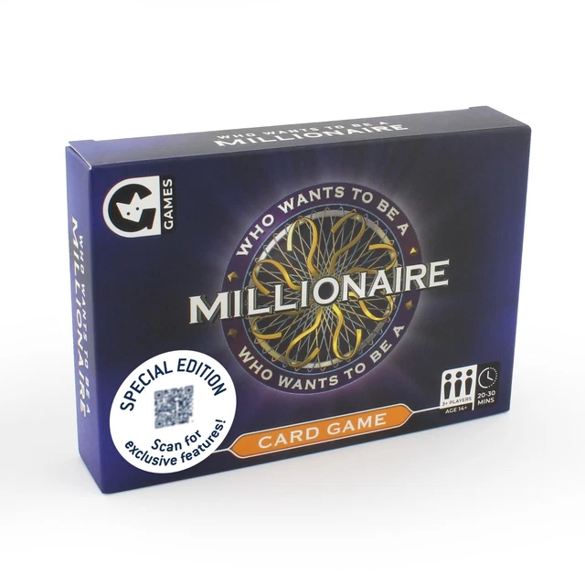 WHO WANTS TO Be A Millionaire Special Edition Card Game Fun Stocking