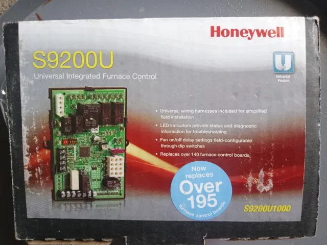 Honeywell S9200U1000 Universal Furnace Control Hot Surface Ignition Integrated