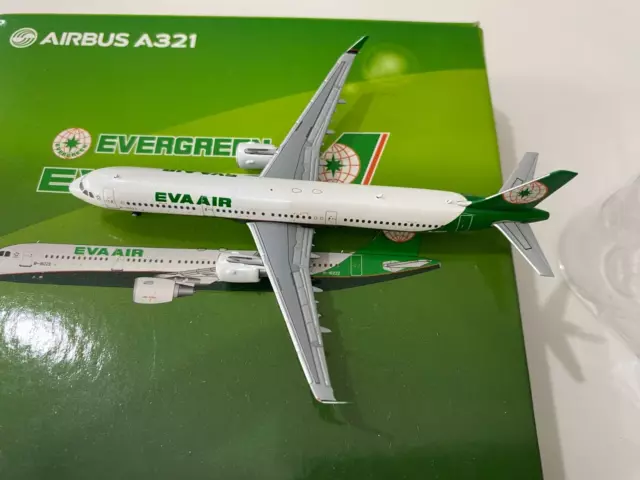 1:400 JC Wings EVA Air Airbus A321 New livery