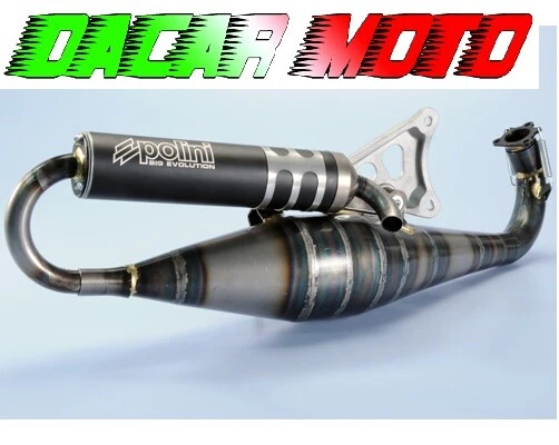 Silencieux Polini Country Pour Piaggio Si/Boss/Bravo/CBA/Eco 50cc - Réf. 200.0046