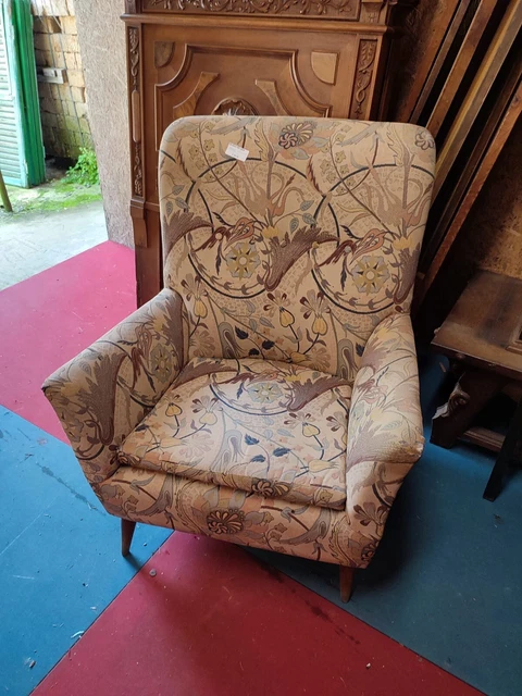 Poltrona imbottita vintage anni '60
