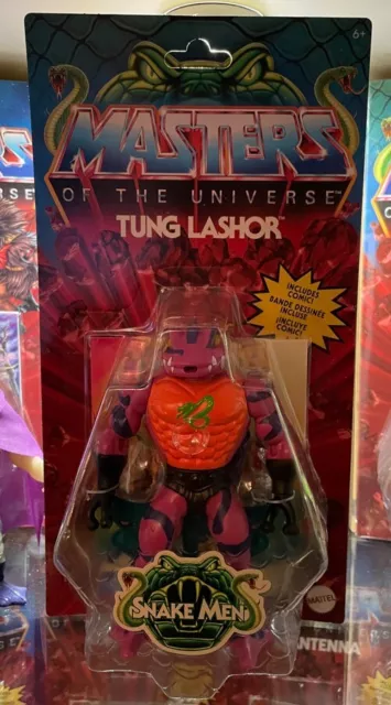 Mattel Masters of the Universe Origins Tung Lashor Actionfigur 14cm 5